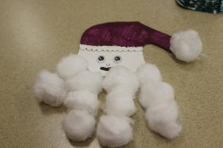 Santa Craft with Cotton Balls
