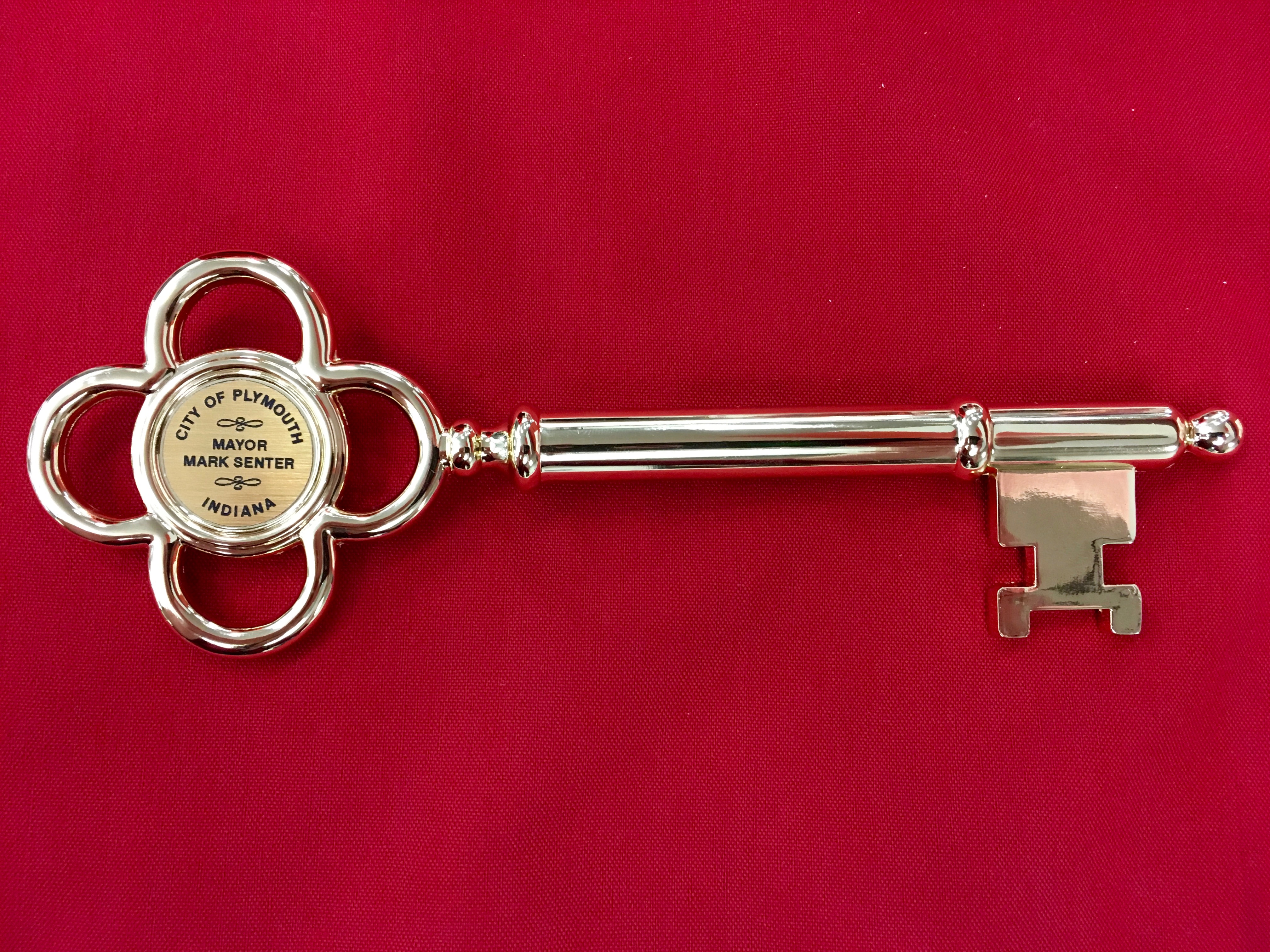 Key to the city presented to Mr. Tyree