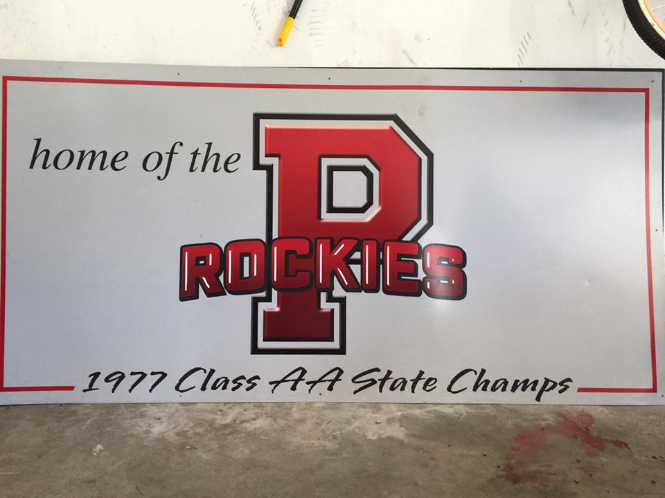 1977 Football Champs sign