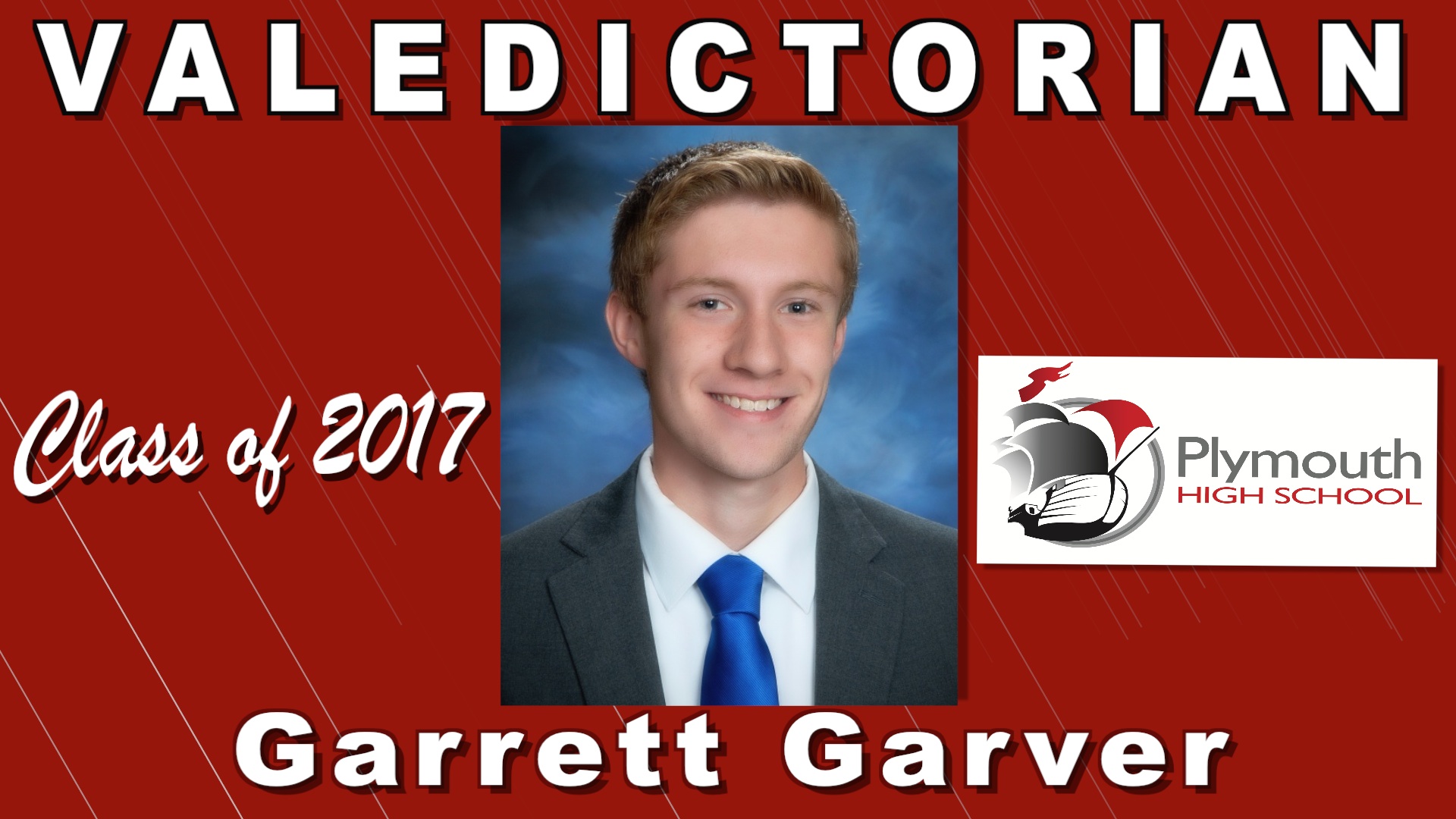 PHS Valedictorian Garrett Garver
