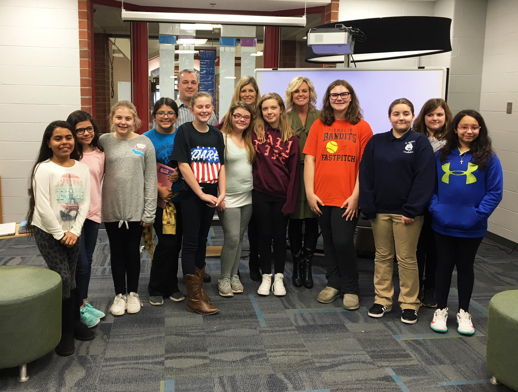 Jennifer McCormick's On the Road to Code Tour and PCSC Girls Who Code Students