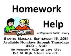 Homework Help Flyer