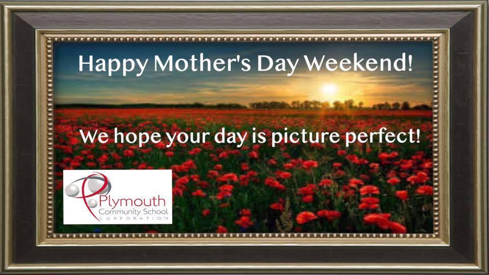 Happy Mother's Day Weekend! We hope your day is picture perfect! on roses picture and frame with PCSC logo