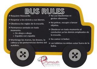 Bus Rules - Spanish Image