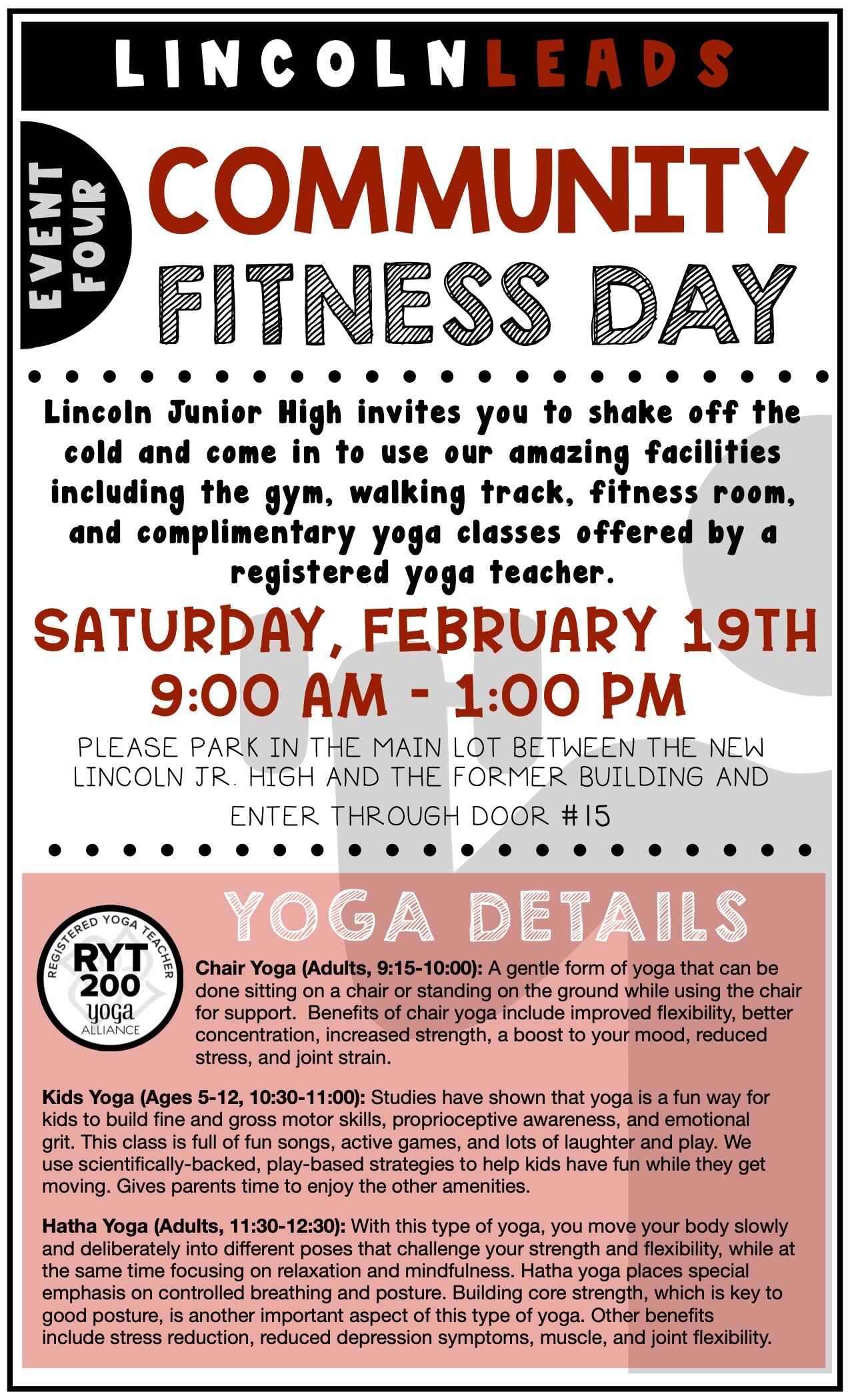 Lincoln Leads Community Fitness Day