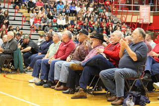 Veterans attending the program.