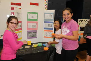 WDA students with their clay science project.